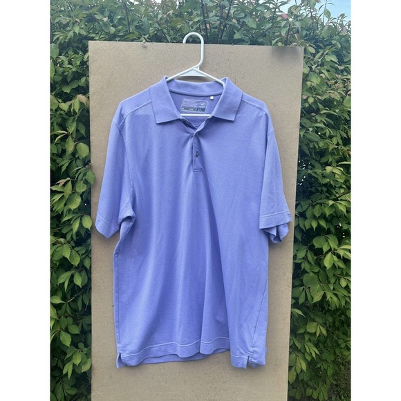 Cutter and Buck Mens Polo Shirt CB Dry Tec Golf XL Cooling Comfort UV prot - Picture 1 of 3
